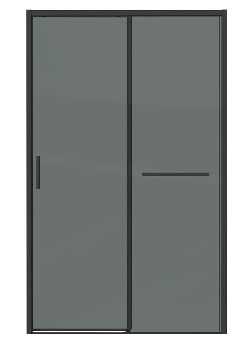Душевая дверь Grossman Style 120x195 тонированное, черный матовый 100.K33.05.120.21.10