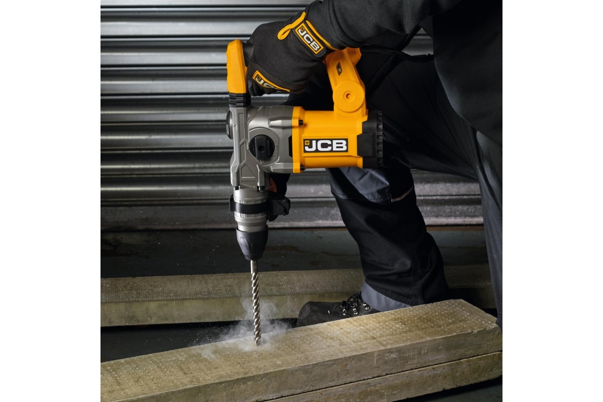 Электрический перфоратор JCB 1500 Вт, 4230 об/мин, 6 Дж JCB-RH1500-E(57219)