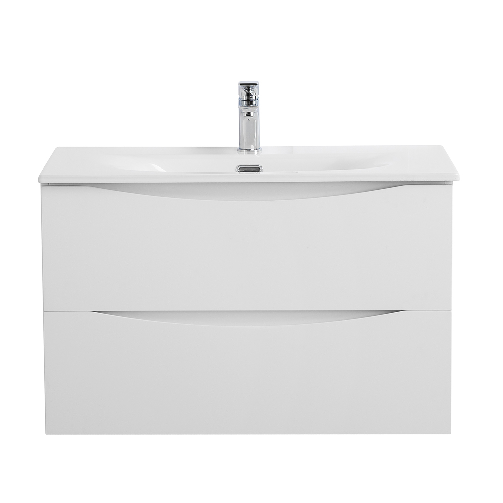 Мебель для ванной BelBagno Marino-Cer-Mini 80 см Bianco Lucido