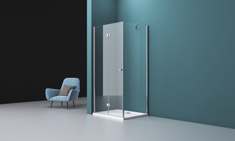 Душевой уголок BelBagno ALBANO-ASH-1-70/90-C-Cr 70x90 прозрачный, хром