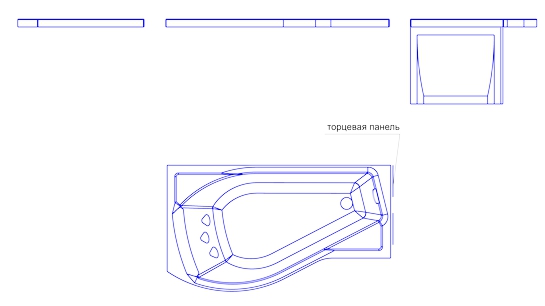 Боковая панель короткая Ваннеса Миранда 70x66 L