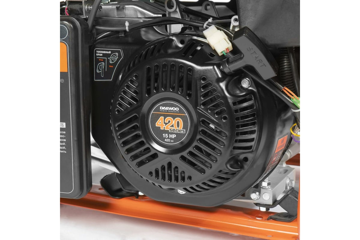Бензиновый генератор с функцией Dual Power Daewoo GDA 7500DPE-3