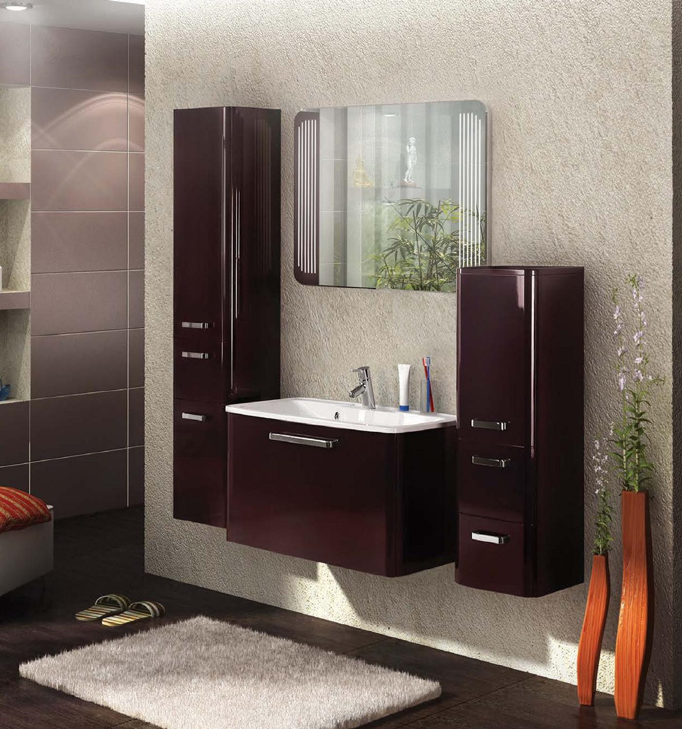 Шкаф пенал малый Акватон Валенсия R