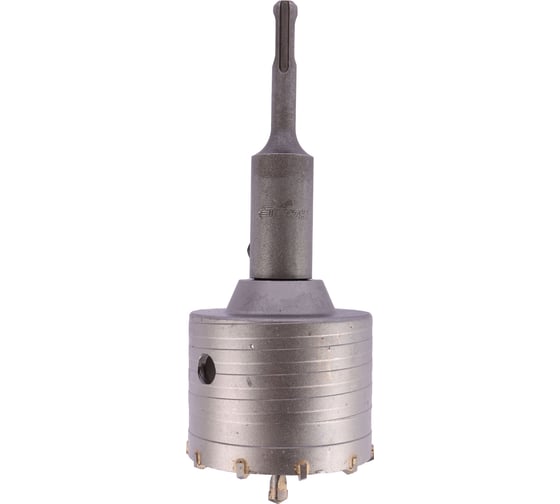 Коронка по кирпичу, камню, бетону 75 мм, М22, SDS-plus для перфоратора DERZHI 8306-010