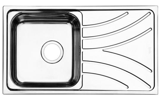 Кухонная мойка Iddis Arro ARR78PDi77 78 см без отверстий, сталь