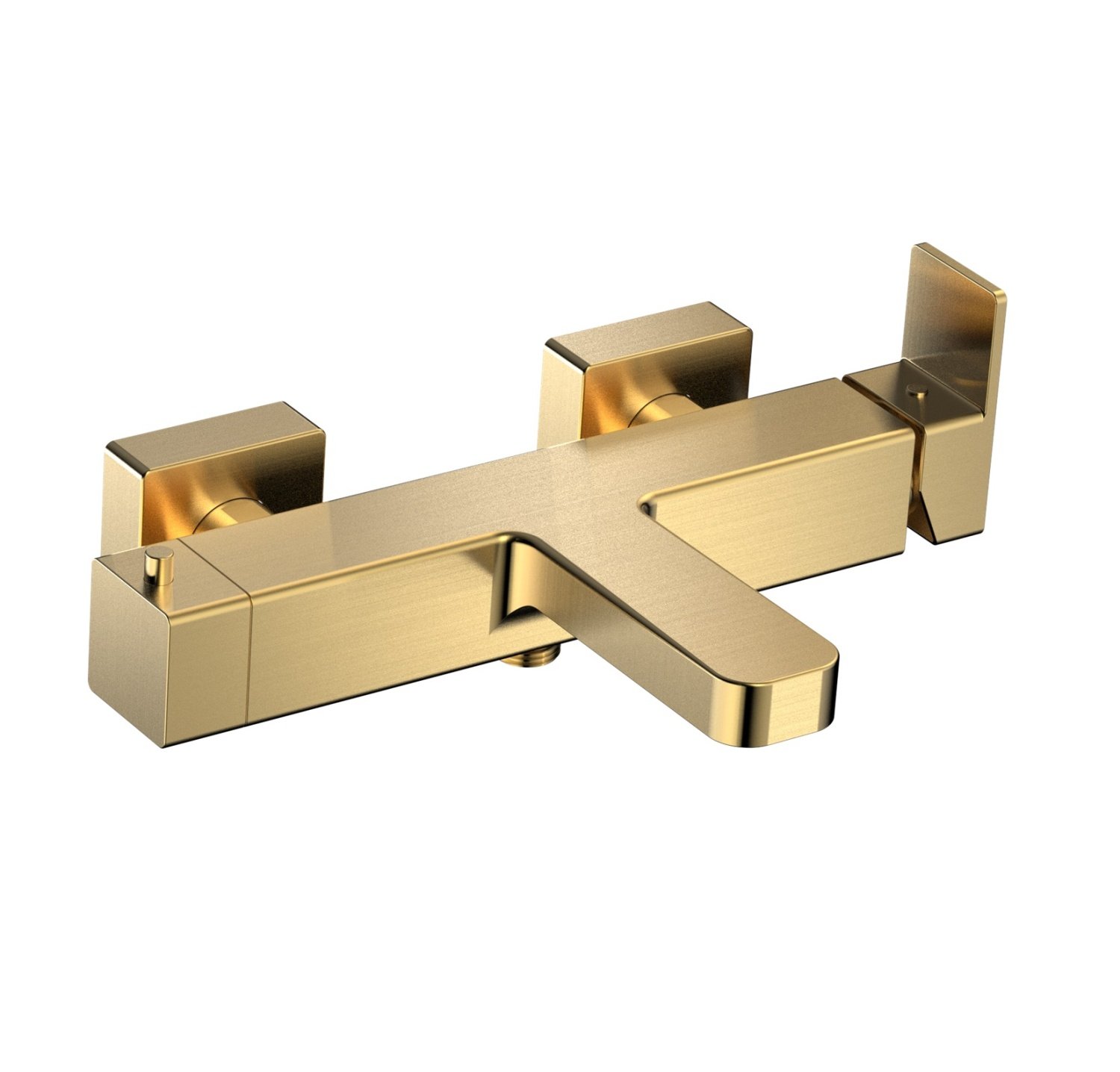 Смеситель для ванны AQUAme Savona AQM6812BG золото шлифованное