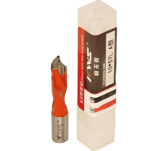 Сверло для глухих отверстий KWS HW 10х27х57 мм, Z=2, L K6 4040-01003-A1057L