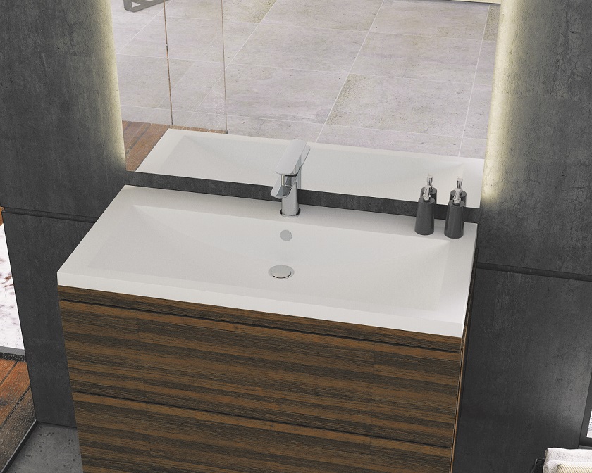 Раковина Florentina Анита 90 см кварц 10.150.00900.001