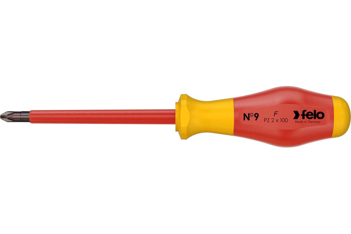 Крестовая отвертка Felo PZ2X100, диэлектрическая 91520390