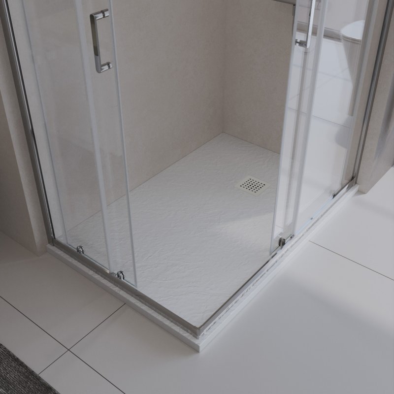 Поддон для душа BelBagno TRAY-MR-UNO-AH-140/90-35-W-BO 140x90 белый, накладка белый