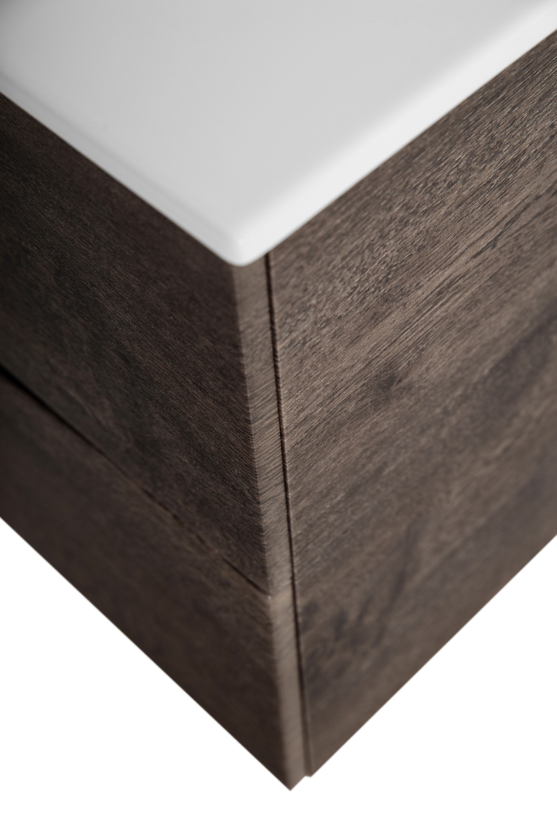 Тумба с раковиной BelBagno Marino-Cer-N 100 см Rovere Nature Grigio