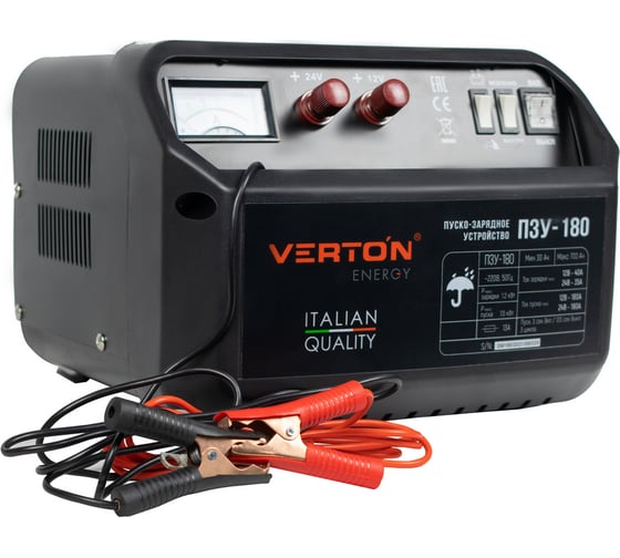 Пуско-зарядное устройство Verton Energy ПЗУ-180 12/24 В, 40-700 Ач 01.5985.5993