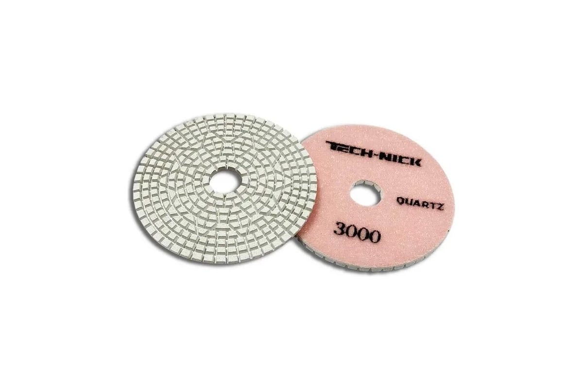 Круг алмазный гибкий шлифовальный АГШК Quartz 100x3.0 мм, №3000 кварц wet TECH-NICK 111.120.9546