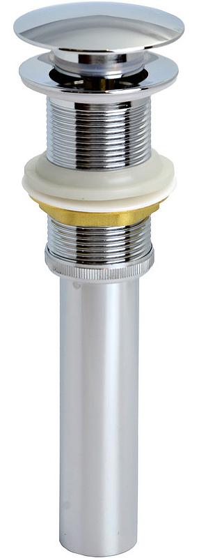 Донный клапан Bronze De Luxe 1001C, click-clack, без перелива, хром
