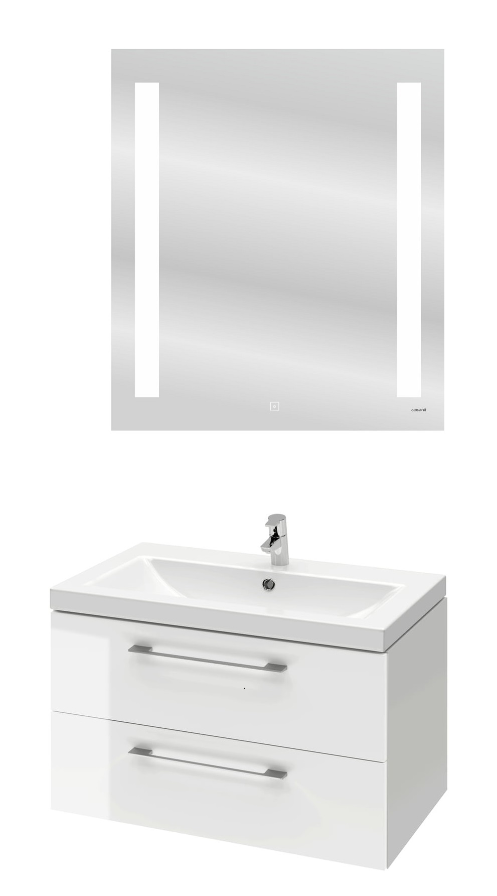 Мебель для ванной Cersanit Lara 70 см белый