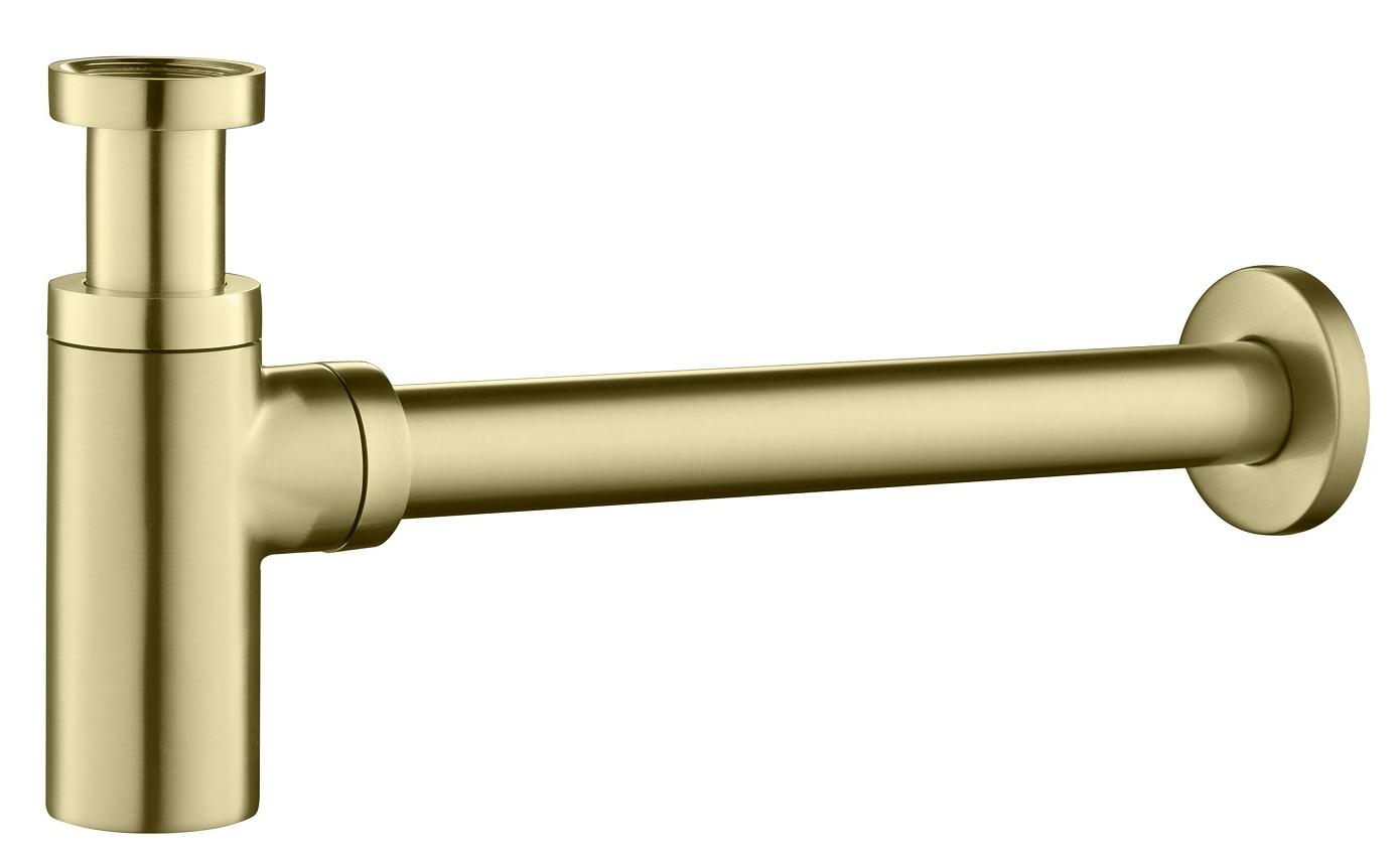 Сифон для раковины Timo 958/17L золото матовое