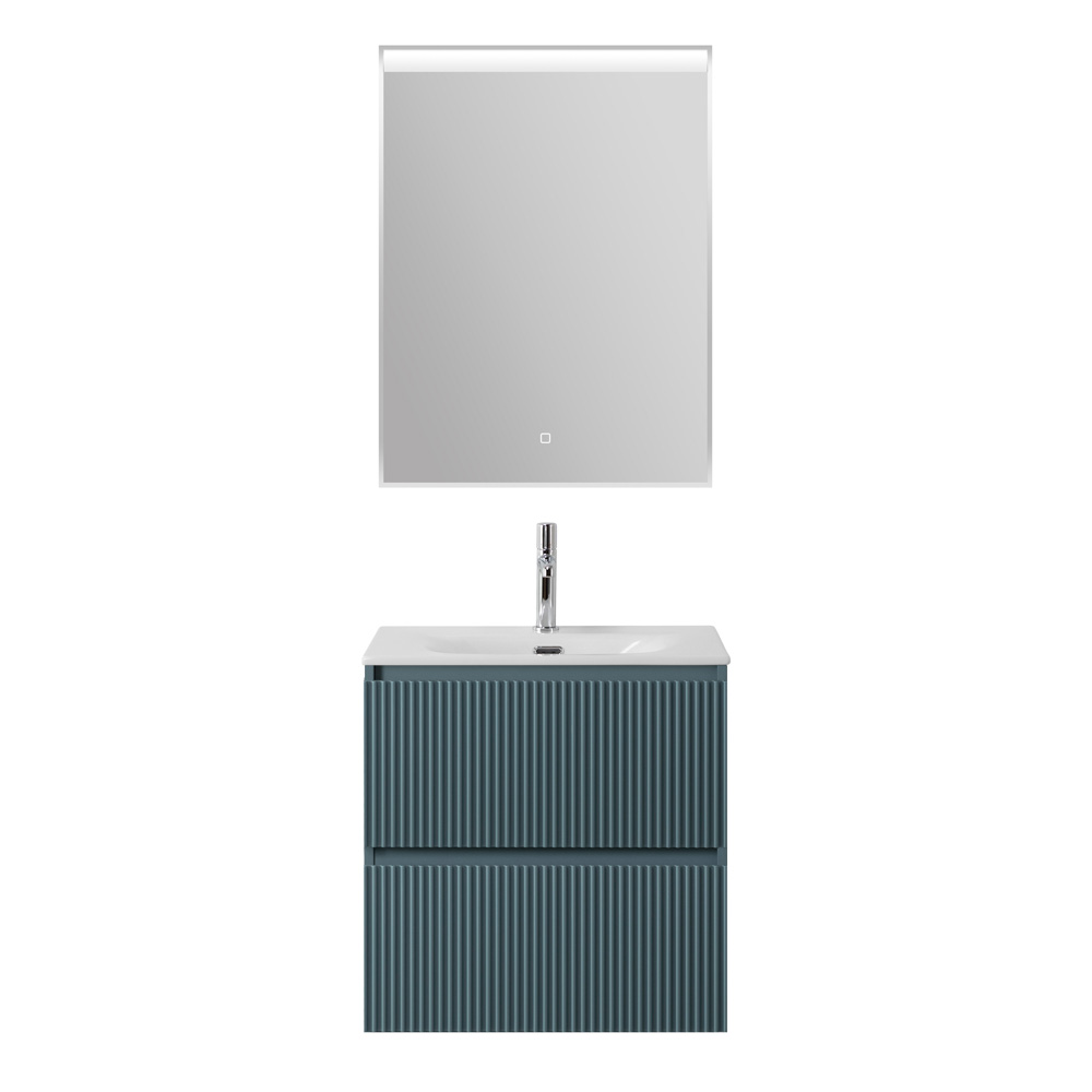 Мебель для ванной BelBagno Uno-Mini 50 см Голубой матовый