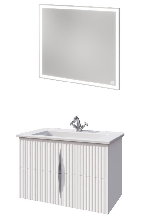 Мебель для ванной Caprigo Novara 80 см бланж (ламинация)