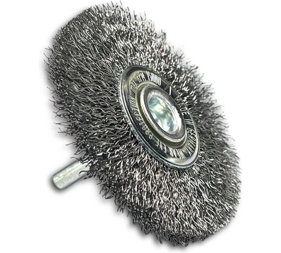 Щетка диск гофрированная Lessmann 70х9х0.30 мм, хвост-к 6 мм 417162