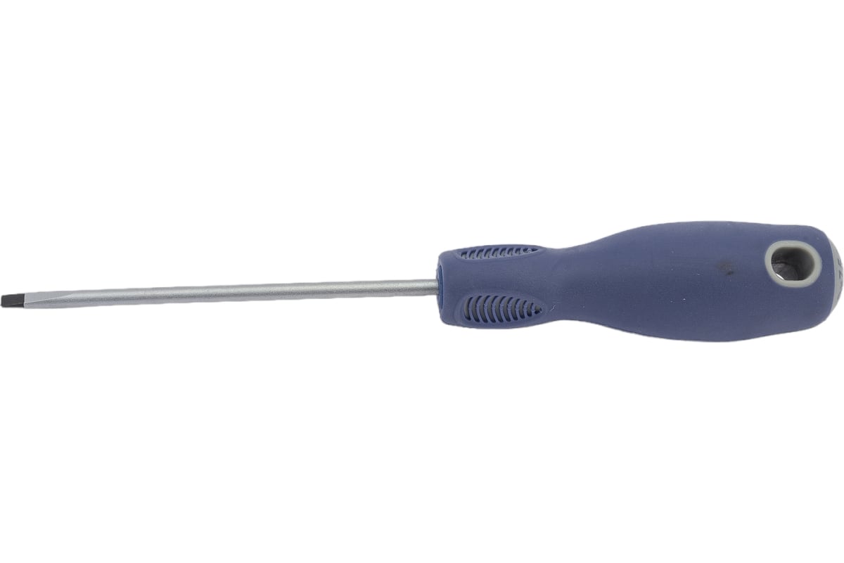 Шлицевая отвертка (Slotted, 3.0х75 мм, держатель) Мастак 040-30075H