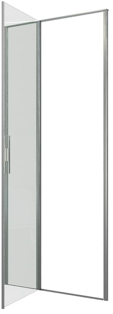 Душевая дверь Allen Brau Priority 90x200 3.31026.BA прозрачная, серебро браш