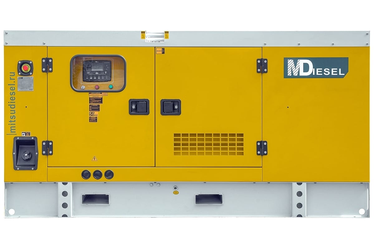Резервный дизельный генератор MDiesel МД АД-100С-Т400-1РКМ29 в шумозащитном кожухе 040480