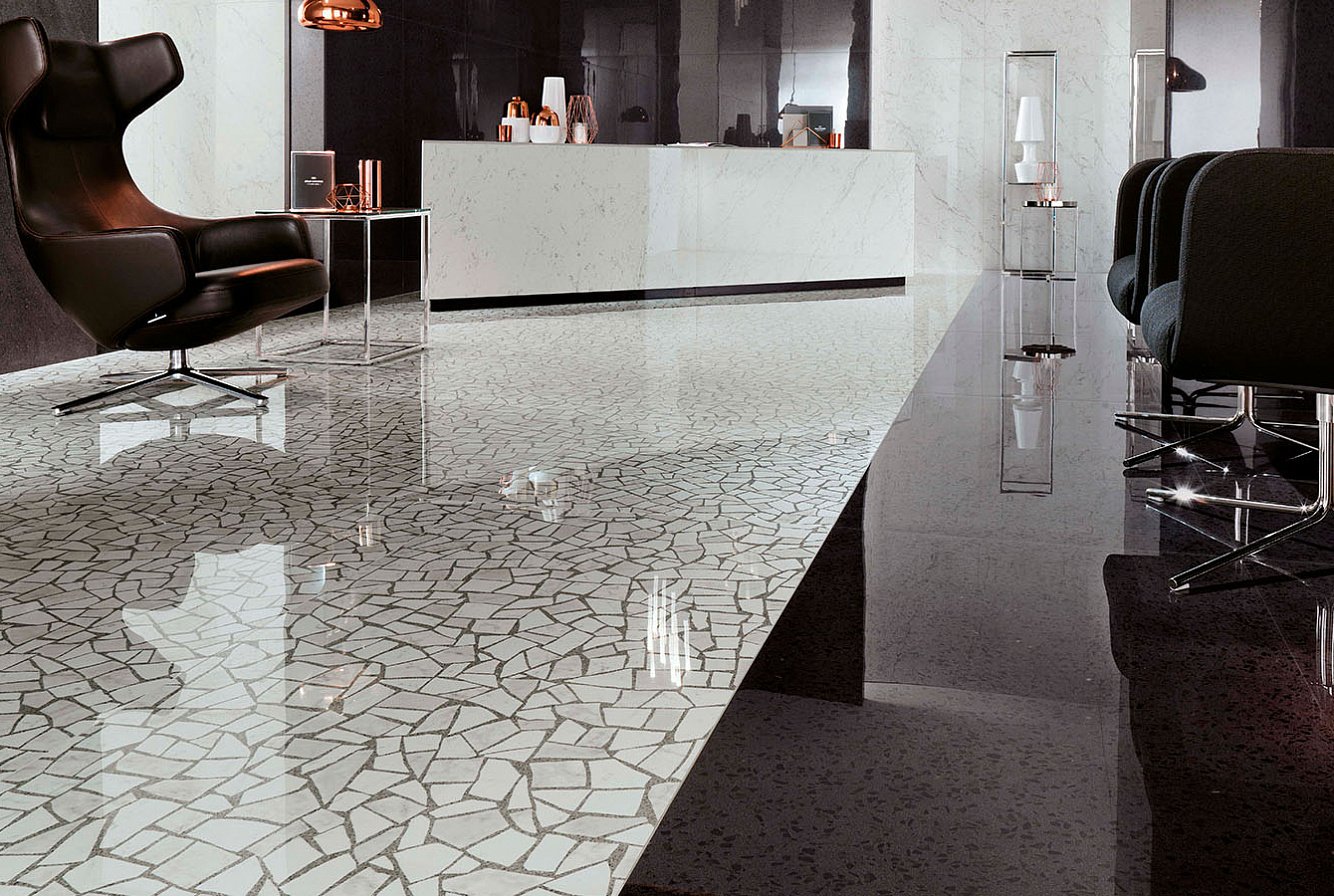 Керамогранит Atlas Concorde Marvel Gems Terrazzo Black 60x60 см, ATW7