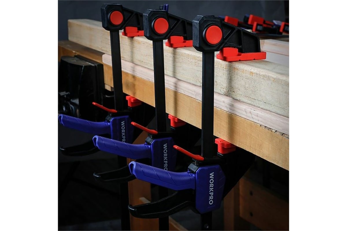 Быстрозажимная струбцина WORKPRO 60x300 мм WP232036