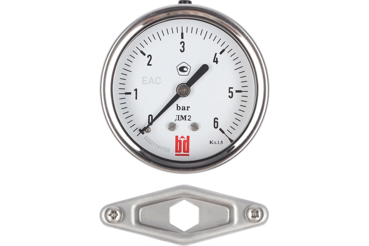 Манометр ДМ 2 063 ТС (0-6) бар, кл.1.5, G1/4" BD 1152100020