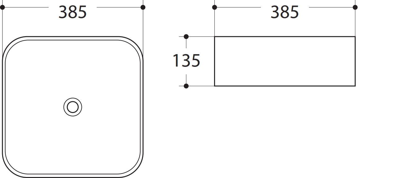 Раковина Art&Max AM-78110 38.5 см белый