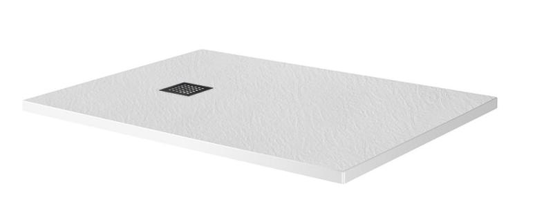 Поддон для душа BelBagno TRAY-MR-UNO-AH-160/80-35-W-NO 160x80 белый, накладка черный