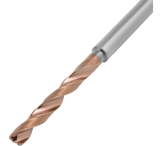 Сверло AHNO 3.2 мм, твердосплавное, 5D, с подводом СОЖ, SP-X801050320, VHM, по стали, чугуну, нерж. и жаропроч.стали ah00516