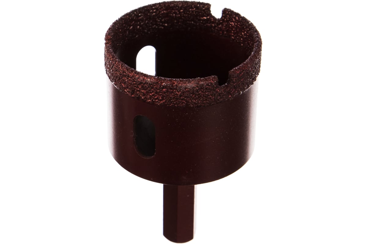 Коронка алмазная вакуумная по камню D50-10W-35L-Ш11 (50х35 мм; хвостовик HEX11 мм) Messer 06-36-050