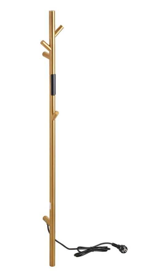 Полотенцесушитель электрический Bemeta 704153015 30W 103x1180 стойка, золото матовое