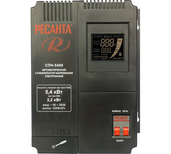 Стабилизатор Ресанта СПН 5400 63/6/26