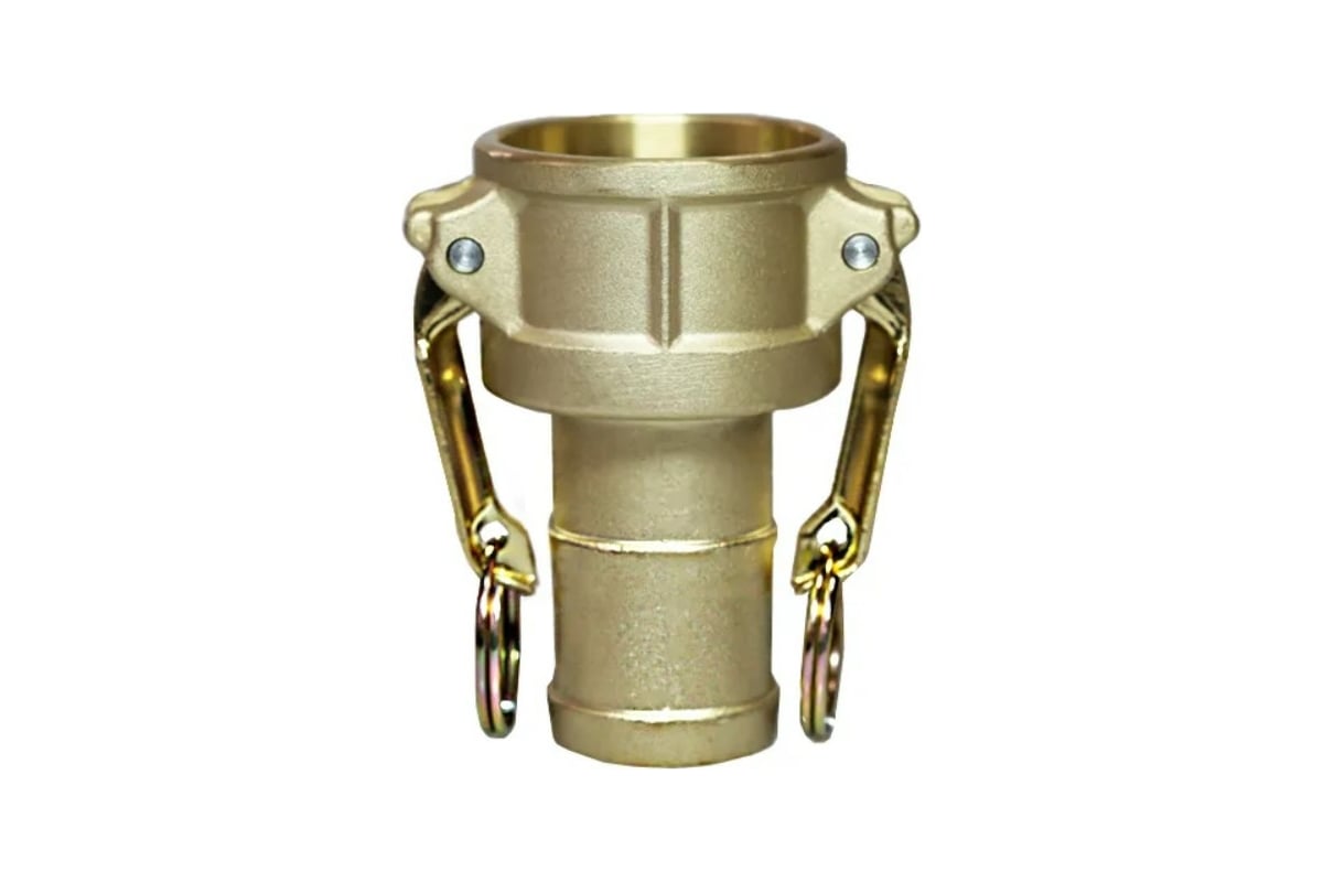 Камлок типа С (розетка с хвостовиком; 12 мм-1/2"; латунь) TITAN LOCK TL50CBR