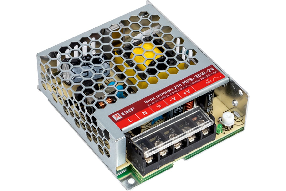 Блок питания EKF 24В, MPS-35W-24, Proxima mps-35w-24