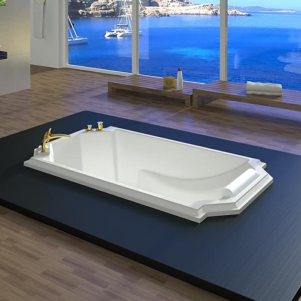 Акриловая ванна Fra Grande Эстелона 190x110 встраиваемая