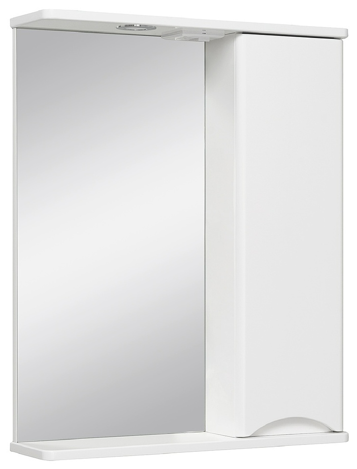 Зеркальный шкаф Руно Афина 60 см белый, 00-00001171