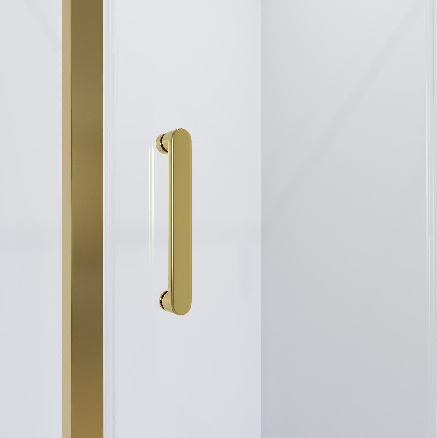 Душевая дверь Niagara Nova NG-42-10AG 100x190 прозрачный, золото