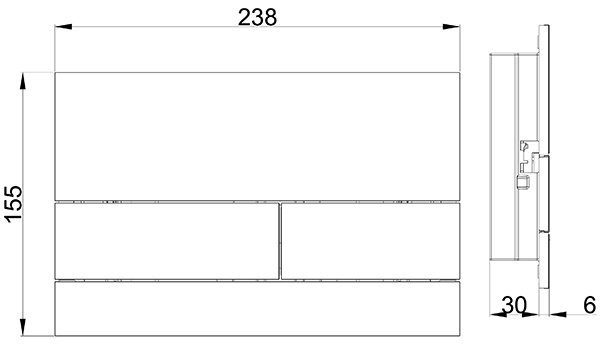 Кнопка смыва AQUAme AQM4116B черный Кнопка смыва AQUAme AQM4116B черный