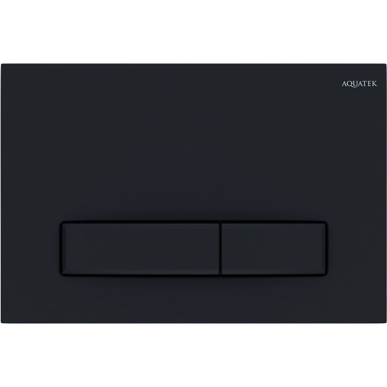 Подвесной унитаз SET Aquatek Мия-MB-025 4в1, кнопка черный матовый