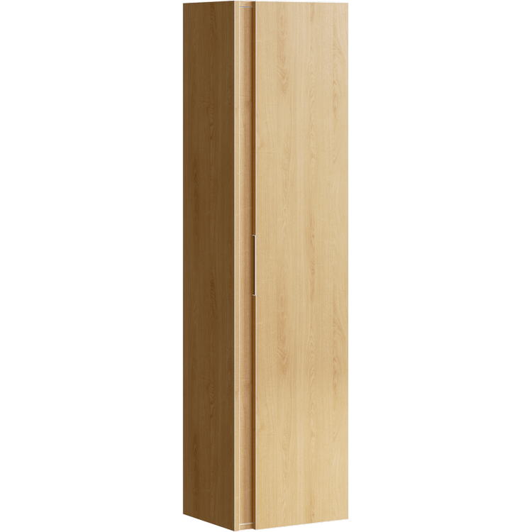 Шкаф пенал Aqwella Accent 35 см дуб золотой ACC0535DZ