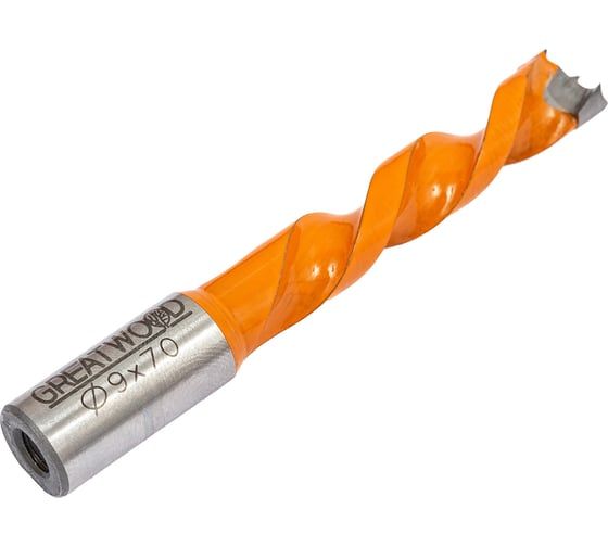 Сверло глухое Премиум HW 9x70 мм, S10x20 мм, LH Greatwood TL00001015