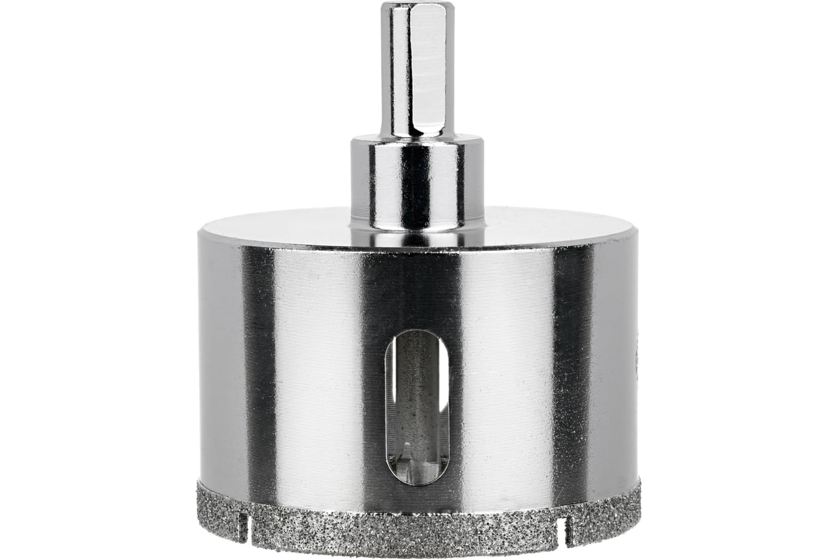 Коронка алмазная по керамограниту и керамике с центрирующим сверлом 60 мм Diamond Industrial DIDCSC060