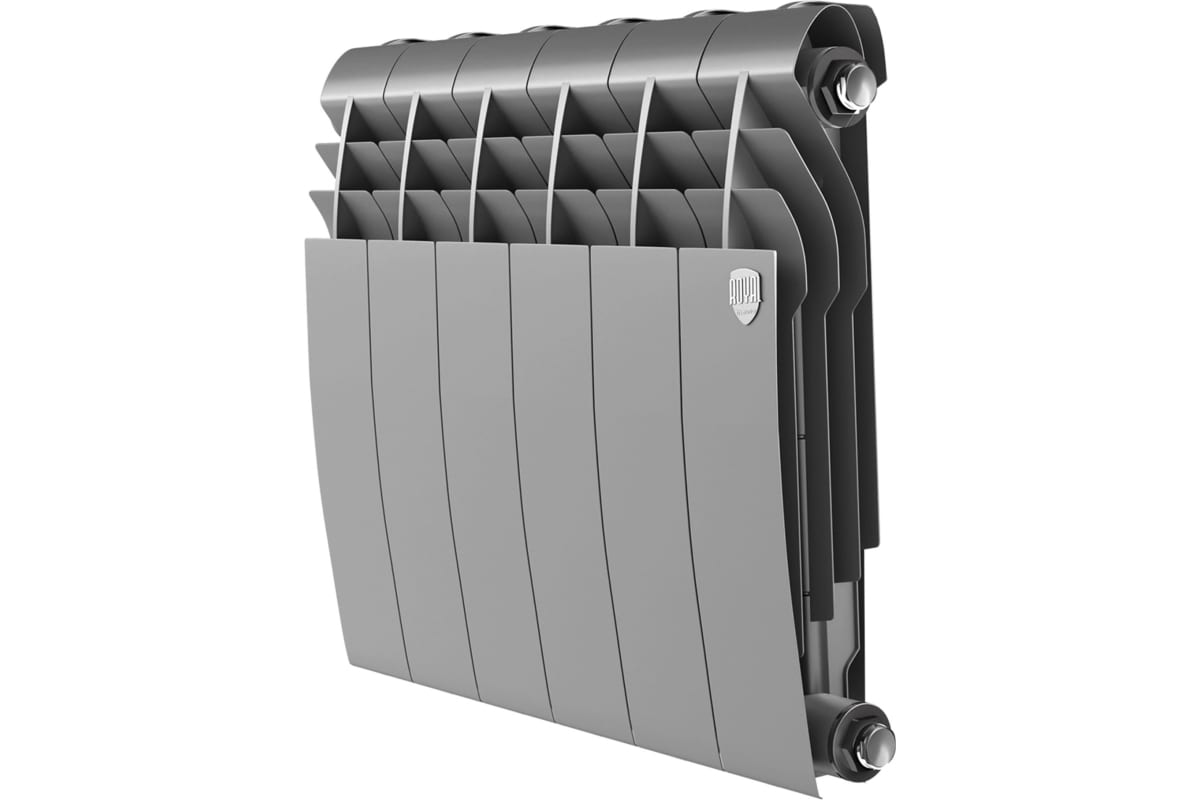 Радиатор Royal Thermo BiLiner 350/Silver Satin - 6 секций НС-1197129
