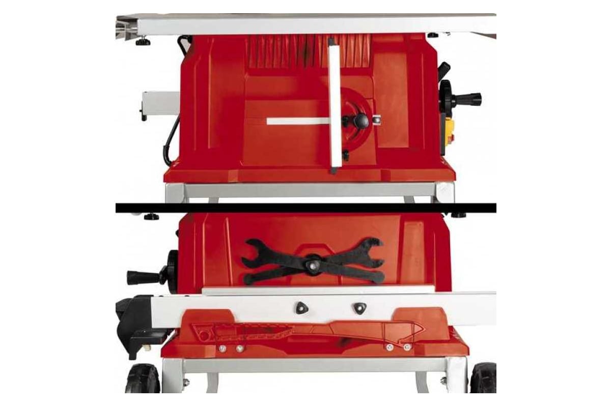 Пила стационарная Einhell TE-CC 250 UF, 2000Вт, 250x30мм, пропил 78 мм, складные ножки, колесики 4340539