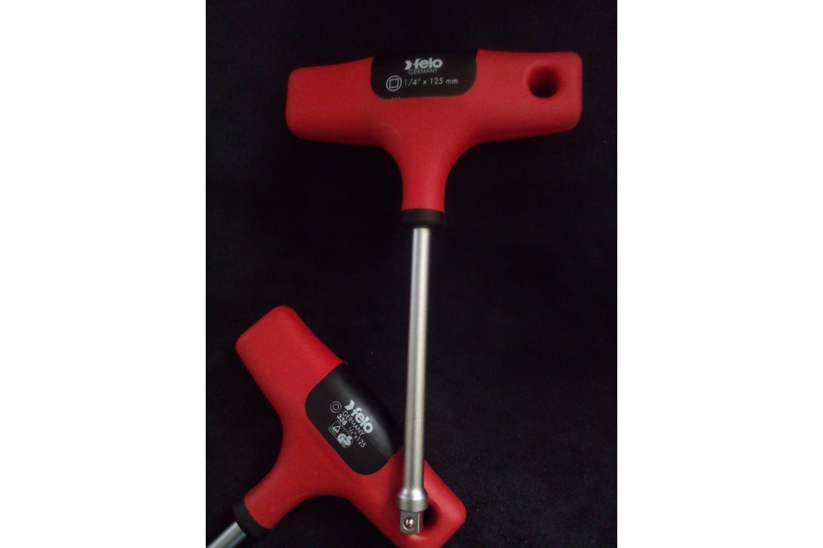 Т-образная отвертка под головки 1/4" Felo 39763560