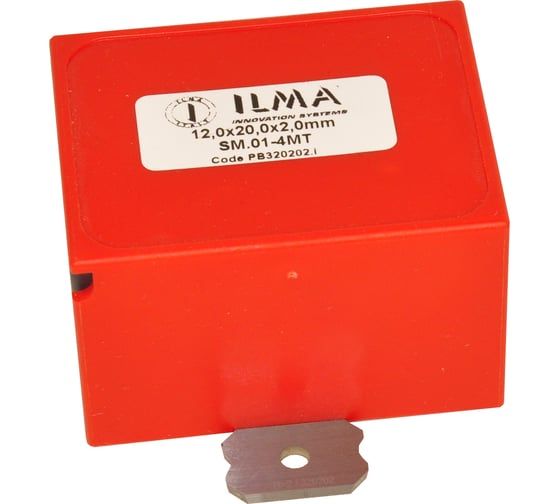 Нож сменный циклевочный ILMA HM 20x12x2 R=2 L (упаковка 10шт) PB320202.I-10