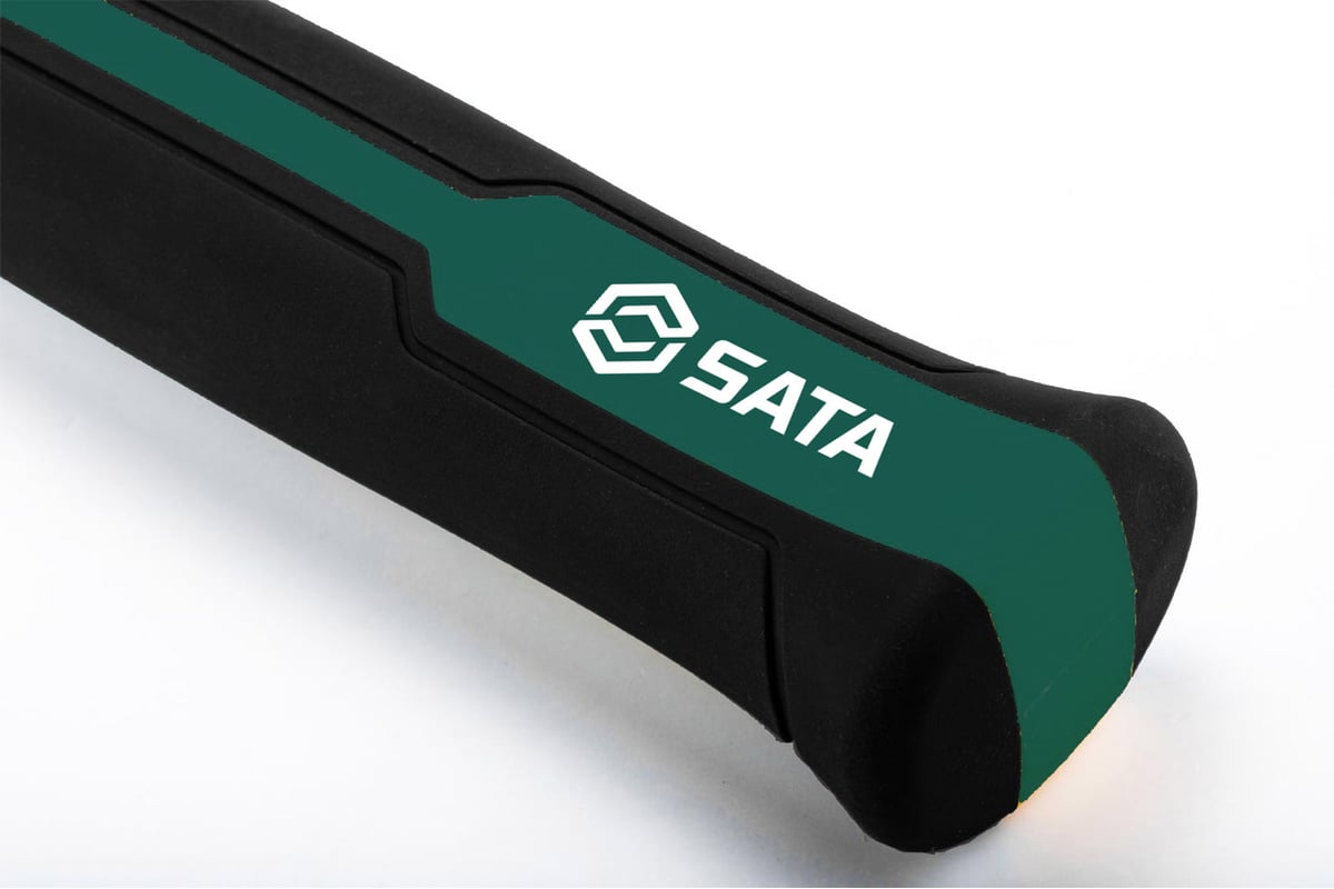 Рихтовочный молоток Sata 900 г, 390 мм, с круглым бойком, фибергласовая рукоятка 92304